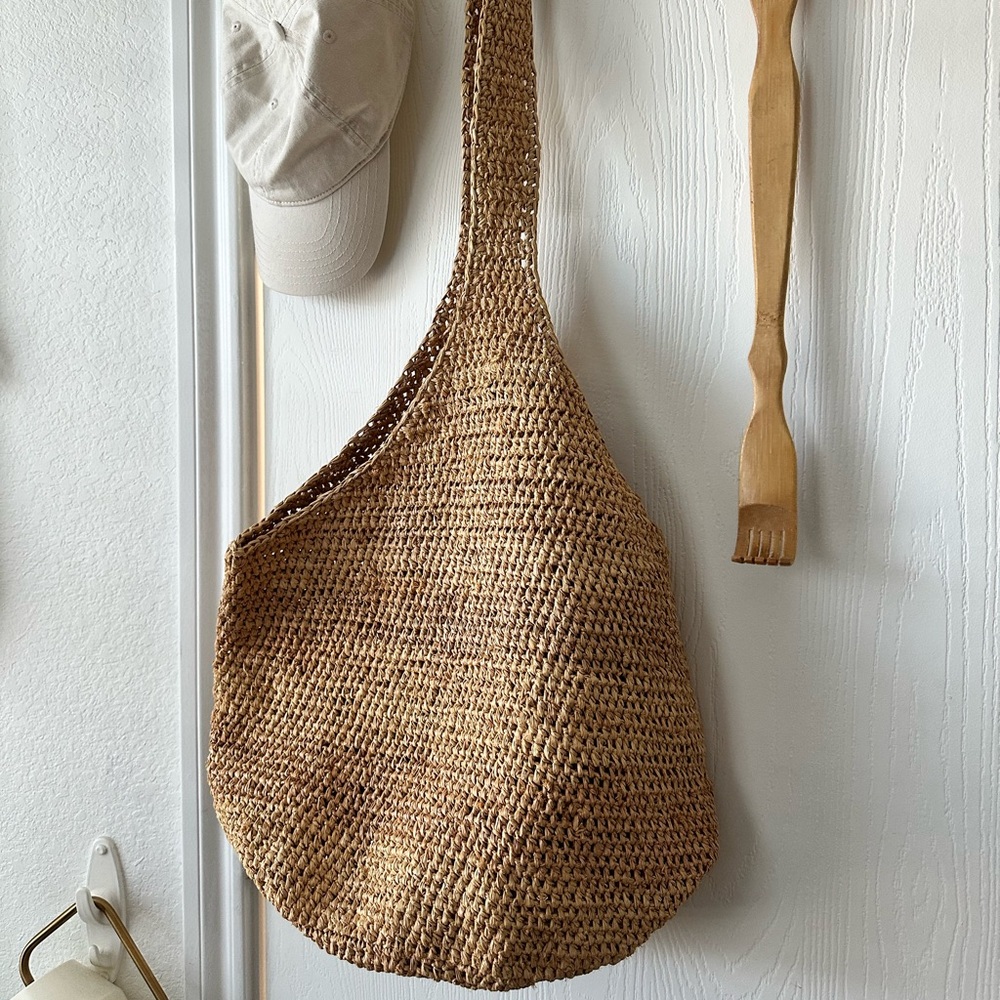 Helen Kaminski Rattan Woven Tote Bag